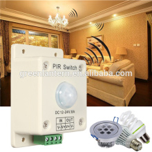 DC12-24V 8Aauto on off Infrared Motion Sensor PIR Switch